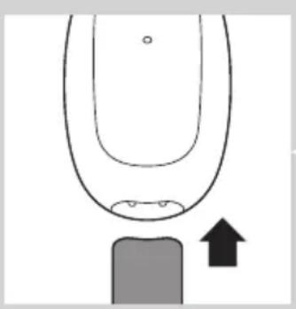 Simple line drawing of a tube with a small object below, no text or symbols present.