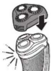 PHILIPS SHAVER Series 3000 S3120 - Takılıp çıkarlır kirli sakal başlığı ile düzeltme (sadece S3520, S3510) - 1
