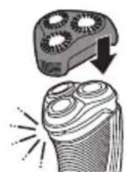 PHILIPS SHAVER Series 3000 S3120 - Trimma med stubbkam med klickfäste (endast S3520 och S3510) - 1
