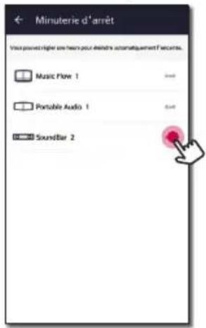 Minuterie d'arrêt Vous pouvez régler une minuterie pour éteindre automatiquement l'appareil. Music Flow 1 Portable Audio 1 Soundbar 2