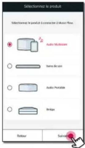 Sélectionnez le produit Sélectionnez le produit à connecter à Music Flow. Audio Multimédia Barre de son Audio Portable Briks Retour Suivant