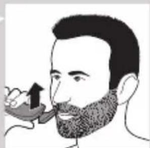Illustration of a man with a beard and a pipe, showing a hand holding a small object (no text or symbols present)