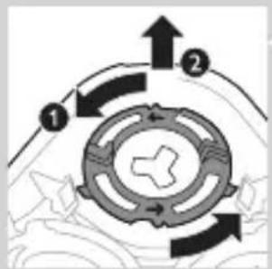 graph TD A["1"] --> B["Central Gear"] B --> C["2"] C --> A style A fill:#f9f,stroke:#333 style B fill:#ccf,stroke:#333 style C fill:#cfc,stroke:#333