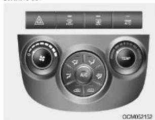 HYUNDAI Santa Fe (2007) - COMMANDES DU CHAUFFAGE - 1
