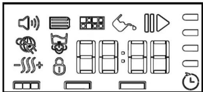 BEKO DR8535 RX0 - Displaysymbolen - 1