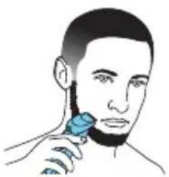 PHILIPS SHAVER Series 9000 S9211 - Používanie nástavca na tvarovanie brady bez hrebeňa - 2