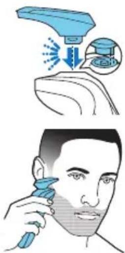 PHILIPS SHAVER Series 9000 S9211 - Uporaba nastavka za prirezovanje - 1