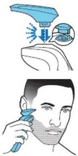 PHILIPS SHAVER Series 9000 S9211 - Використання насадки-тримера - 1