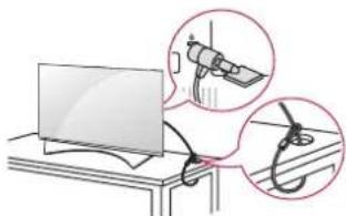 LG 55UG8709 - Utilisation du système de sécurité Kensington - 1