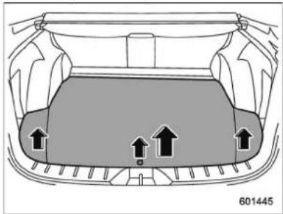 SUBARU Forester (2016) - ■ Rangementdurideaude couverturedel'espacede chargement - 1