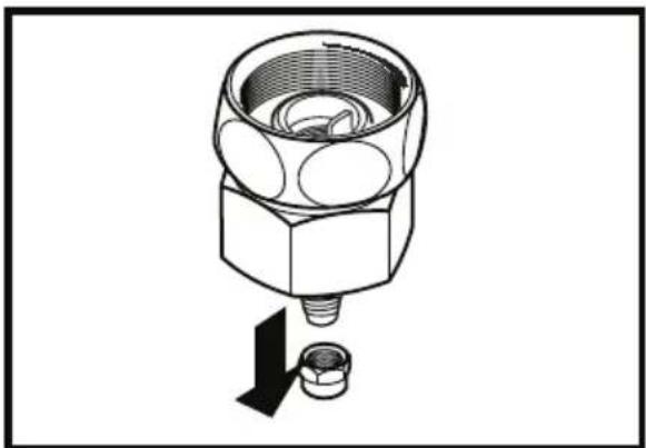 Technical line drawing of a mechanical component with no visible text or symbols.