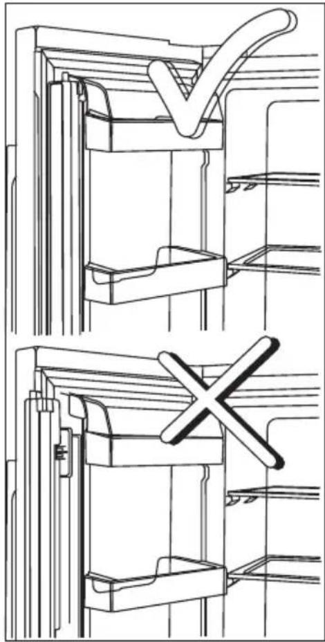 Technical line drawing of a mechanical assembly with two views (top and bottom) showing internal components and alignment, no text or symbols present.
