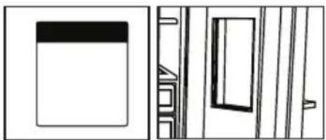 Pure architectural line drawings of building facade elements without any text or symbols.