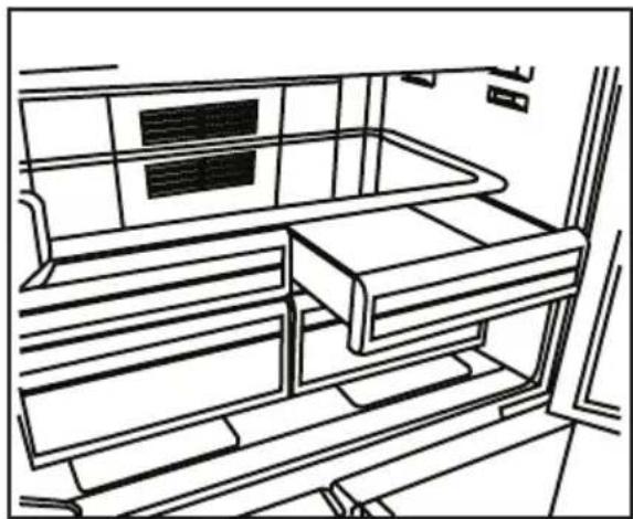 BEKO GNE114780X - Compartiment Zone fraîche (pour certains modèles) - 1