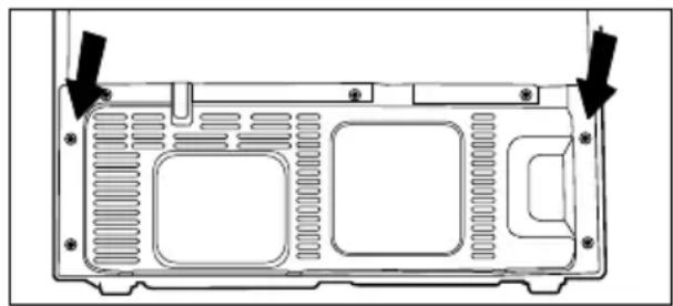 BEKO GNE114780X - Kunststoffkeile anbringen - 1