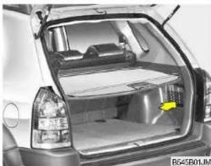 HYUNDAI Tucson (2006) - Compartiment à bagages inférieur - 3