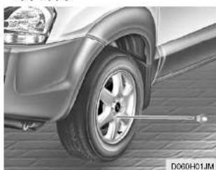 HYUNDAI Tucson (2006) - QUE FAIRE EN CAS D'URGENCE - 1