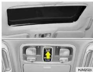 HYUNDAI Tucson (2006) - Système de basculement du toit Ouverture avec auto-inclinaison - 1