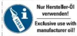 HSM HSM1910 - Farlig nätspänning! - 2