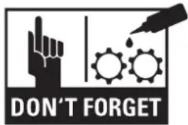 DON'T FORGET