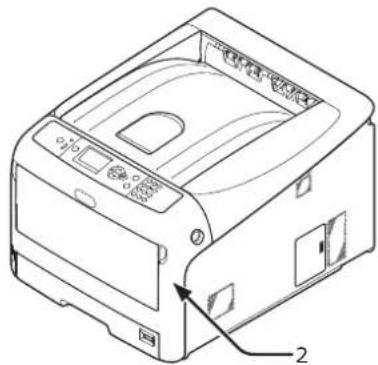 OKI C823n - ! Remarque - 1