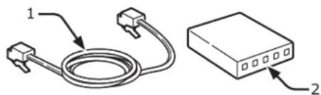 OKI C823n - Connexion d'un câble Ethernet - 1