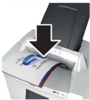 HSM SECURIO AF500 - Syötä paperia suoraan syöttöaukkoon - 1