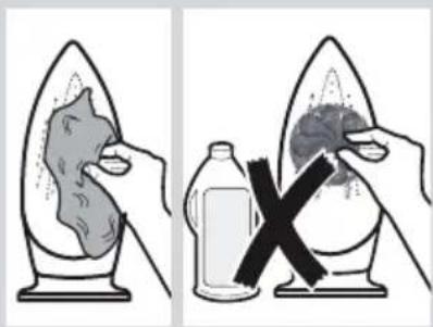 Diagram illustrating a chemical experiment with labeled components and a cross symbol indicating removal or rejection.