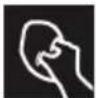 Line drawing of a respirator device with attached tubing and belt (no text or symbols)