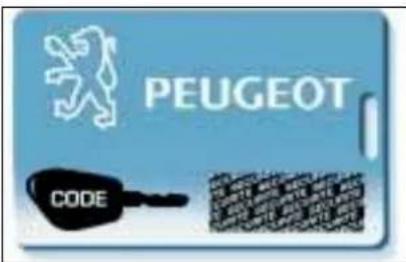 PEUGEOT CODE