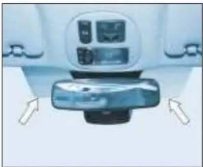 PEUGEOT 206 (2002) - Plafonnier arrière (206 SW) - 4
