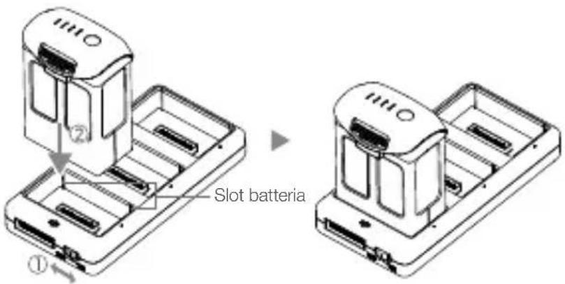 DJI Phantom 4 Series - Battery Charging Hub - Modalità di stoccaggio: - 1