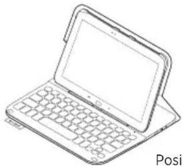 LOGITECH Ultrathin Keyboard Folio - Dos opciones de colocación - 1