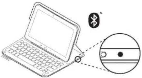 LOGITECH Ultrathin Keyboard Folio - Ligar a outro tablet - 1