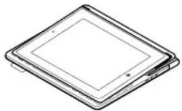 LOGITECH FabricSkin Keyboard Folio - Două poziții de vizualizare - 2