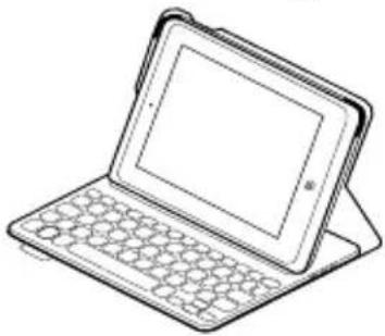 LOGITECH FabricSkin Keyboard Folio - Два положення для перегляду - 1
