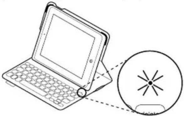 LOGITECH FabricSkin Keyboard Folio - iPad'inizle bağlantı kurma - 1