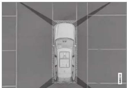 VOLVO S90 (2017) - Vues des caméras de stationnement - 1