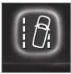 VOLVO S90 (2017) - Symboles et messages de la correction de trajectoire en cas de risque de collision - 1