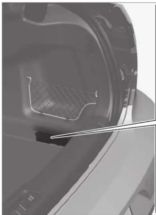 VOLVO S90 (2017) - Fusibles dans le compartiment à bagages - 1