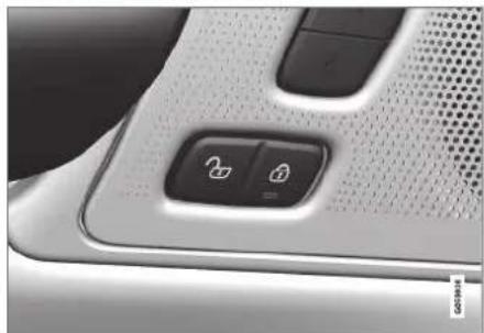 VOLVO S90 (2017) - Verrouiller et déverrouiller depuis l'intérieur de la voiture - 1