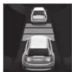 VOLVO XC90 (2017) - Régler la distance temporelle pour le régulateur adaptatif de vitesse - 1