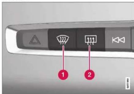 VOLVO XC90 (2017) - Commandes climatiques - 1