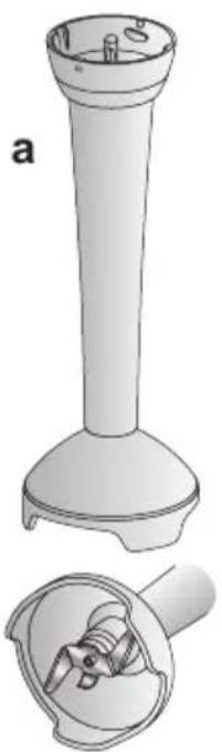 Technical illustration of a cylindrical device with a flanged base and internal components, shown from two views (top: top view; bottom: side view), no text or symbols present.