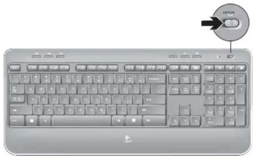 LOGITECH MK520r - 疑難排解 - 1