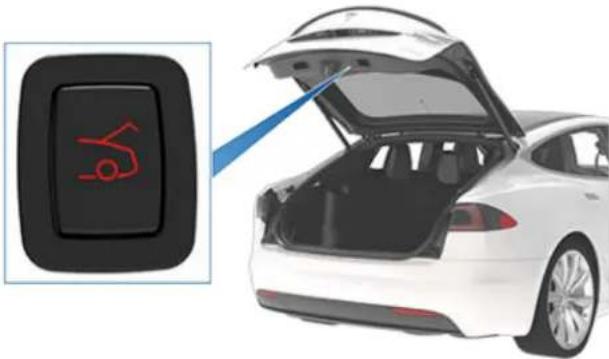 TESLA Model S (2014) - Réglage de la hauteur d'ouverture du hayon - 1