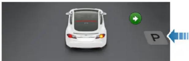 TESLA Model S (2014) - Utilisation Parking Auto - 1
