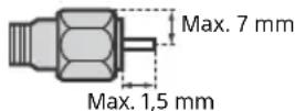 SONY KD-43XE8005 - Doporučení pro zásuvku typu „F“ - 1