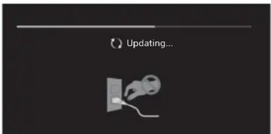 SONY KD-43XE8005 - Når meldingen [En ny systemprogramvareoppdatering er tilgjengelig...] vises. - 1