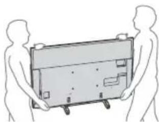 Illustration of two human figures carrying a large rectangular device (no text or symbols visible).